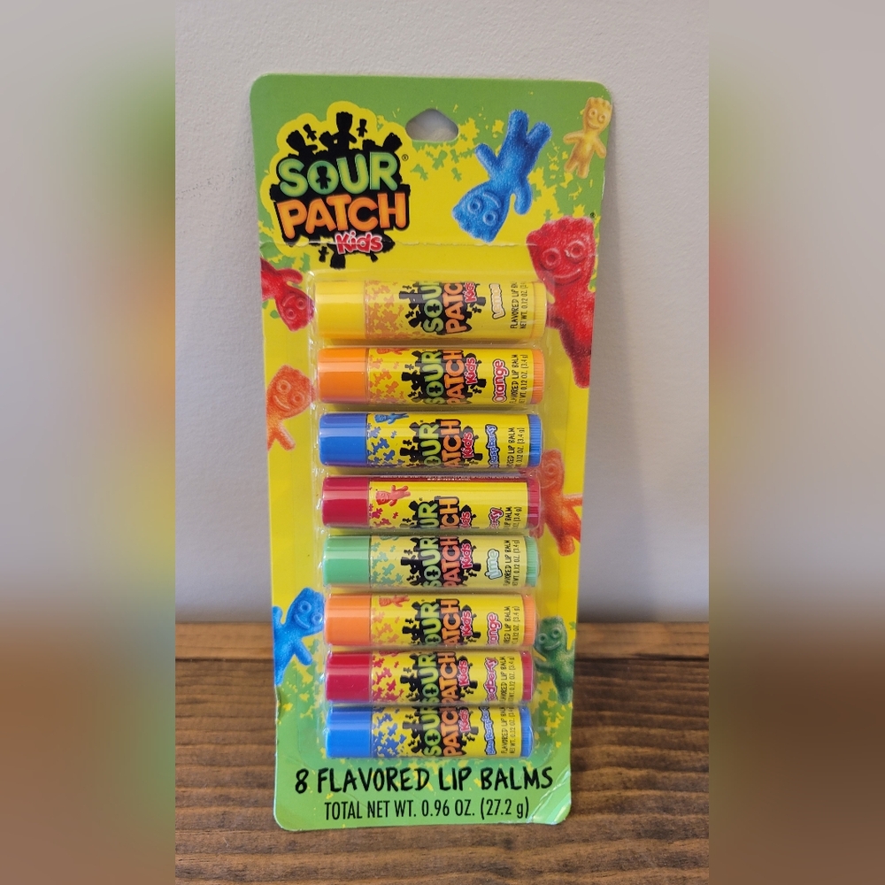 SOUR PATCH KIDS Flavored Lip Balm - Set of 8